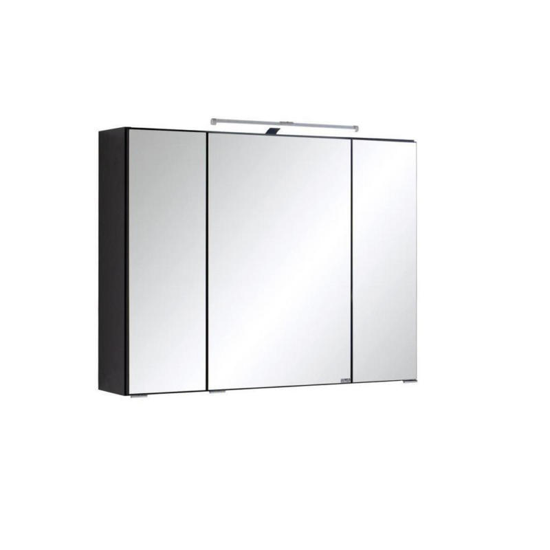 Spiegelschrank Cardiff Led 3 Türen 80x64x20 cm