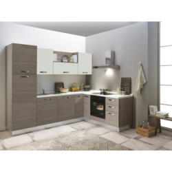 Einbauküche Eckküche Möbelix Sofia Mit Kühlschrank 270x195 Cm Ulmefarben