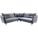 Möbelix Ecksofa Mit Armteilverstellung Lava Blau/grau Webstoff