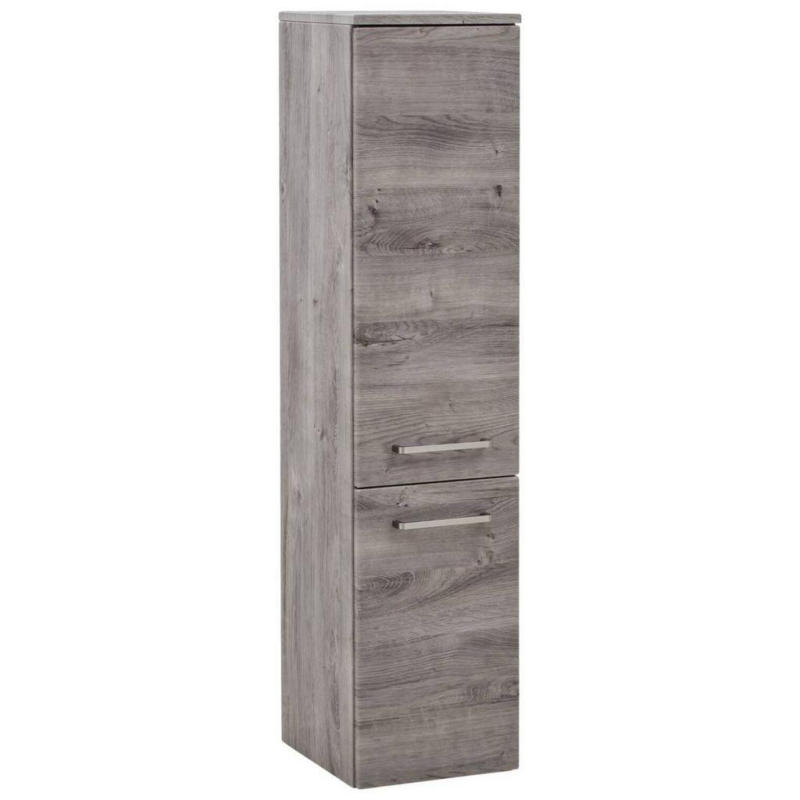 Midischrank Stockholm B: 30 cm Grau/Eiche Dekor