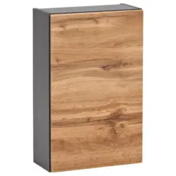 Hängeschrank Kopenhagen B: 40 Cm Graphit.-Eichefarben