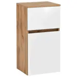 Möbelix Unterschrank Kopenhagen B: 40 cm Weiß/Eiche Dekor