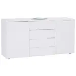 Möbelix Kommode 160cm Hilton, Weiß Hilton