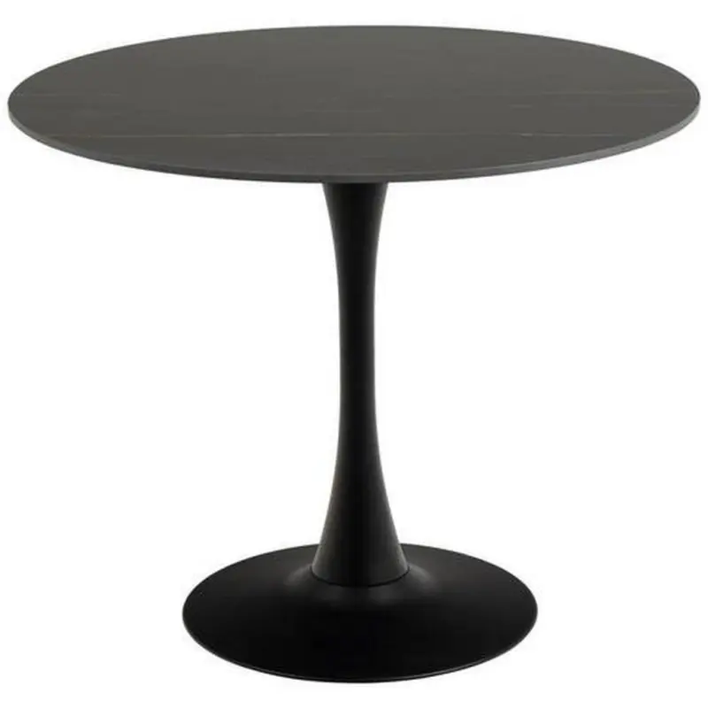 Esstisch Rund Malta 90x75 Cm Schwarz