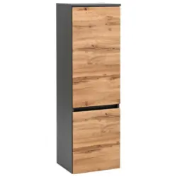 Mididschrank Kopenhagen B: 40 cm Grau/Eiche Dekor