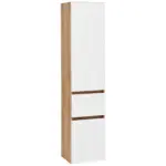 Möbelix Hochschrank Kopenhagen B: 40 cm Weiß/Eiche Dekor