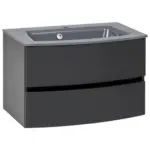 Möbelix Waschbecken Mit Unterschrank Kopenhagen B: 80 Cm Grau