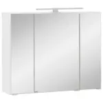 Möbelix Spiegelschrank Kopenhagen Led 3 Türen 80x64x20 Cm