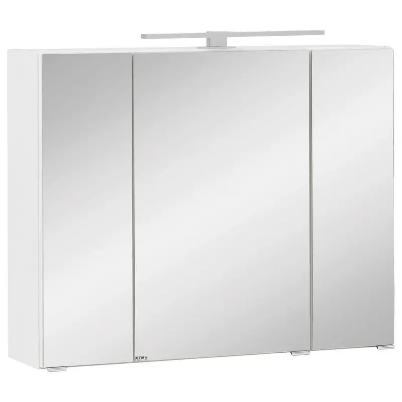 Spiegelschrank Kopenhagen Led 3 Türen 80x64x20 Cm