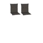 Möbelix Auflage für Sessel Trier 98x46x8 cm Dunkelgrau