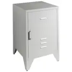 M&ouml;belix Nachtk&auml;stchen Bronxx Grau B: 40 cm