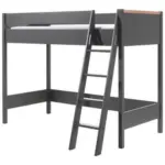 Möbelix Hochbett London Dunkelgrau 90x200 Cm