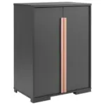 Möbelix Kinderkleiderschrank London Anthrazit B: 86 Cm