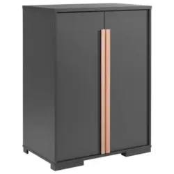 Kinderkleiderschrank London Anthrazit B: 86 Cm