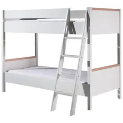 Etagenbett London Wei&szlig; 90x200 Cm