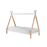 Möbelix Hausbett Tipi Weiß Lackiert 90x200cm