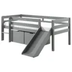 Möbelix Spielbett Pino Grau Lackiert Inkl. Bettladen 90x200cm