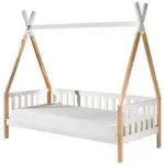 Möbelix Hausbett Tipi Weiß Lackiert 90x200cm