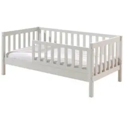 Kinder-/juniorbett Weiß Lackiert 70x140cm