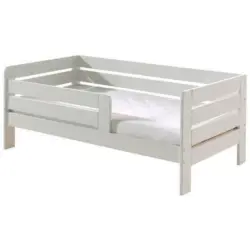 Kinder-/juniorbett Weiß Lackiert 70x140 Cm