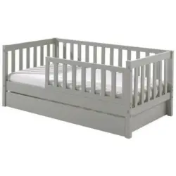Kinder-/juniorbett Grau Inkl. Bettlade 70x140 Cm