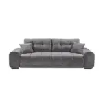 Möbelix 3-sitzer-sofa Paco Graubraun Mikrovelours