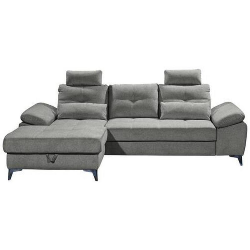 Ecksofa Auckland Grau Links