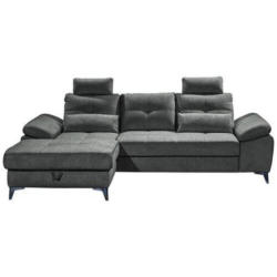 Ecksofa Auckland Anthrazit Links