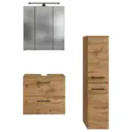 Möbelix Badmöbel-set Manchester B: 90 Cm Eiche Wotan Dekor