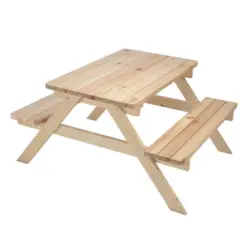 Kinder-Gartensitzgruppe Naturfarben aus Kiefernholz