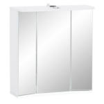 Möbelix Spiegelschrank Verona Mit Led 3-Türig Bht: 64x70x20 Cm, Weiß
