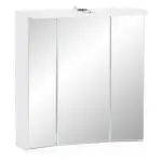 Möbelix Spiegelschrank Verona Mit Led 3-Türig Bht: 64x70x20 Cm, Weiß