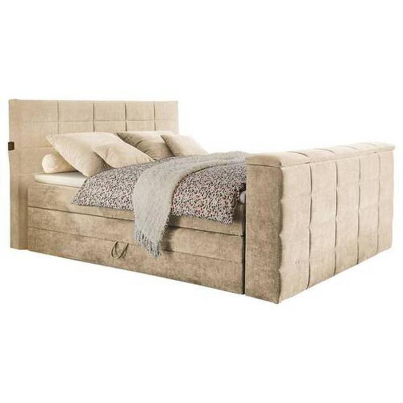 Boxspringbett Mit Bettkasten 180x200 Cm Denver