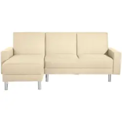 Ecksofa mit Schlaffunktion Just Fashion Beige