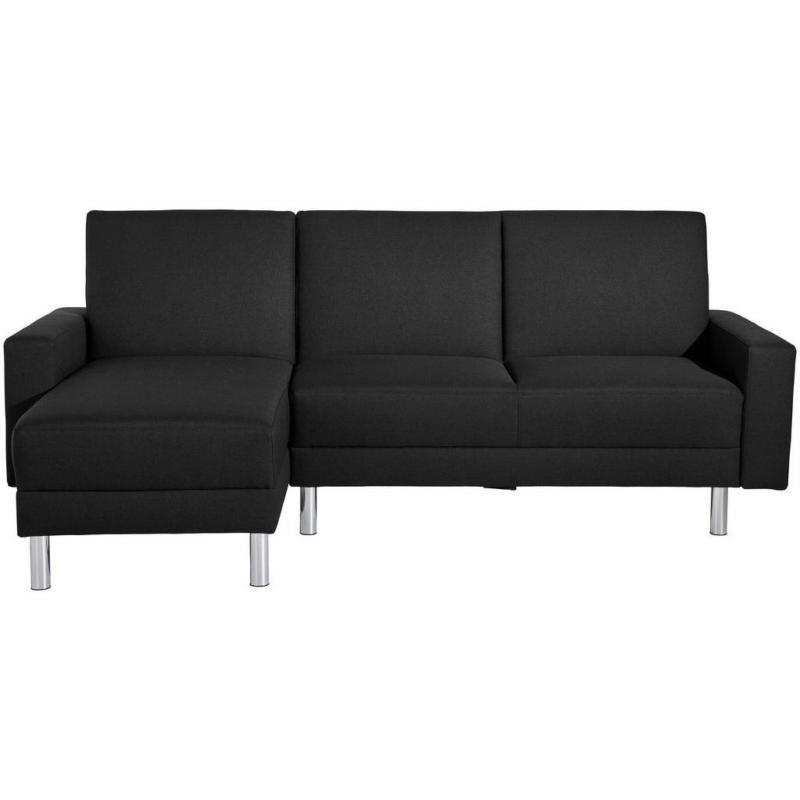 Ecksofa mit Schlaffunktion Just Fashion Schwarz