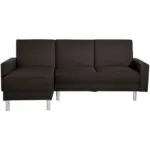 Möbelix Ecksofa mit Schlaffunktion Just Fashion Dunkelbraun