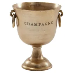 Champagnerkühler Wohnling Goldfarben B: 28,5 cm
