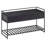 Möbelix Sitzbank Truhe Im Sitz Schwarz Wohnling Bxhxt: 90x52x38 Cm