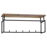 Möbelix Wandgarderobe Wohnling Schwarz B: 71 Cm