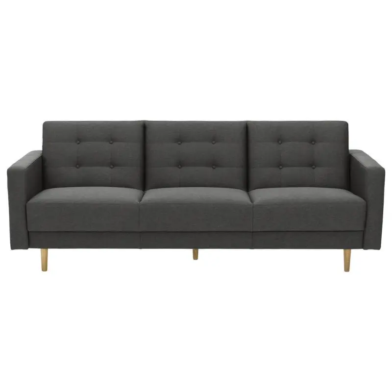 3-sitzer-sofa + Schlaffunktion Jasmin Mit Armlehnen Anthrazit