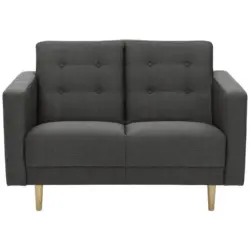 2-sitzer-sofa + Schlaffunktion Jasmin Mit Armlehnen Anthrazit