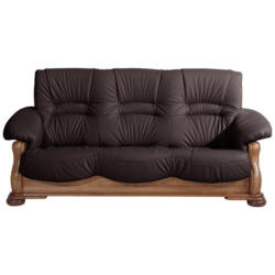 3-sitzer-sofa Tennessee Braun Echtleder