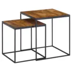 M&ouml;belix Satztisch Wohnling Braun B: 40 Cm