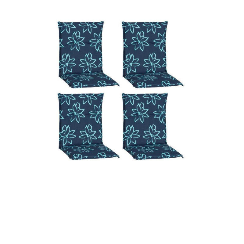 Niederlehner Auflage 4er-Set Bunde100x50x6cm Blau