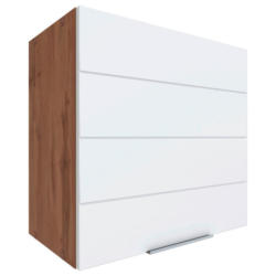 Küchenoberschrank Florenz 60 Cm Weiß/eiche 1 Drehtüre