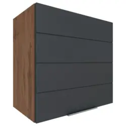 Küchenoberschrank Florenz B. 60 Cm Grau/eiche 1 Drehtüre