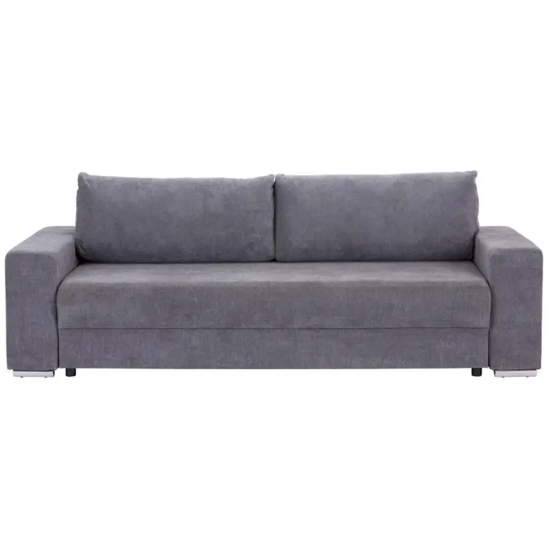 3-Sitzer-Sofa + Schlaffunktion mit Armlehnen Garcia Grau