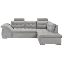 Ecksofa mit Schlaffunktion Oman 2 Grau