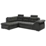 Möbelix Ecksofa Oman 2 Anthrazit Links