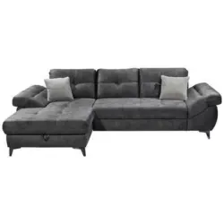 Ecksofa Nevis Anthrazit Rechts